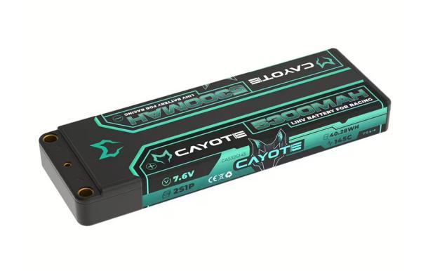 CAYOTE Racing 5300mAh 2S LiPo Akku 7,6V 145C 197g